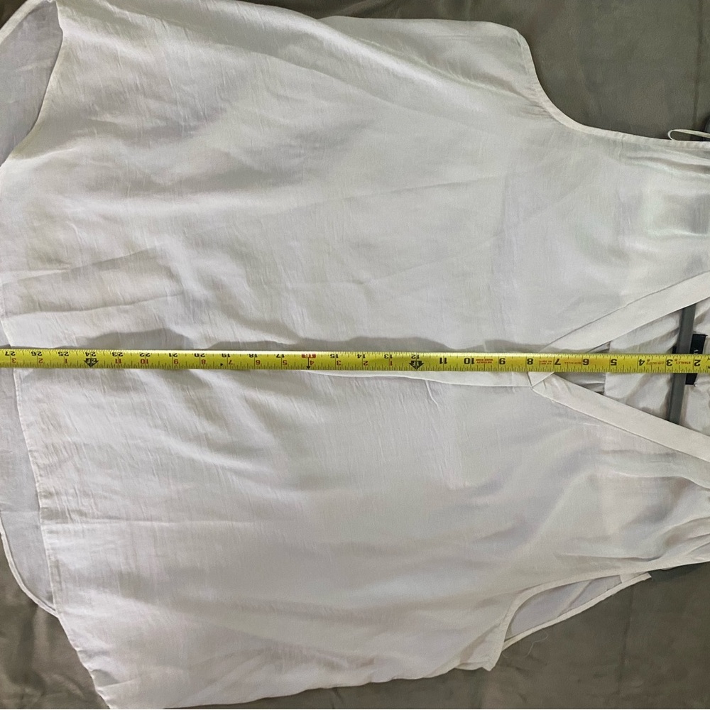 Alfani Ivory Blouse XXL Sleeveless - Picture 6 of 8